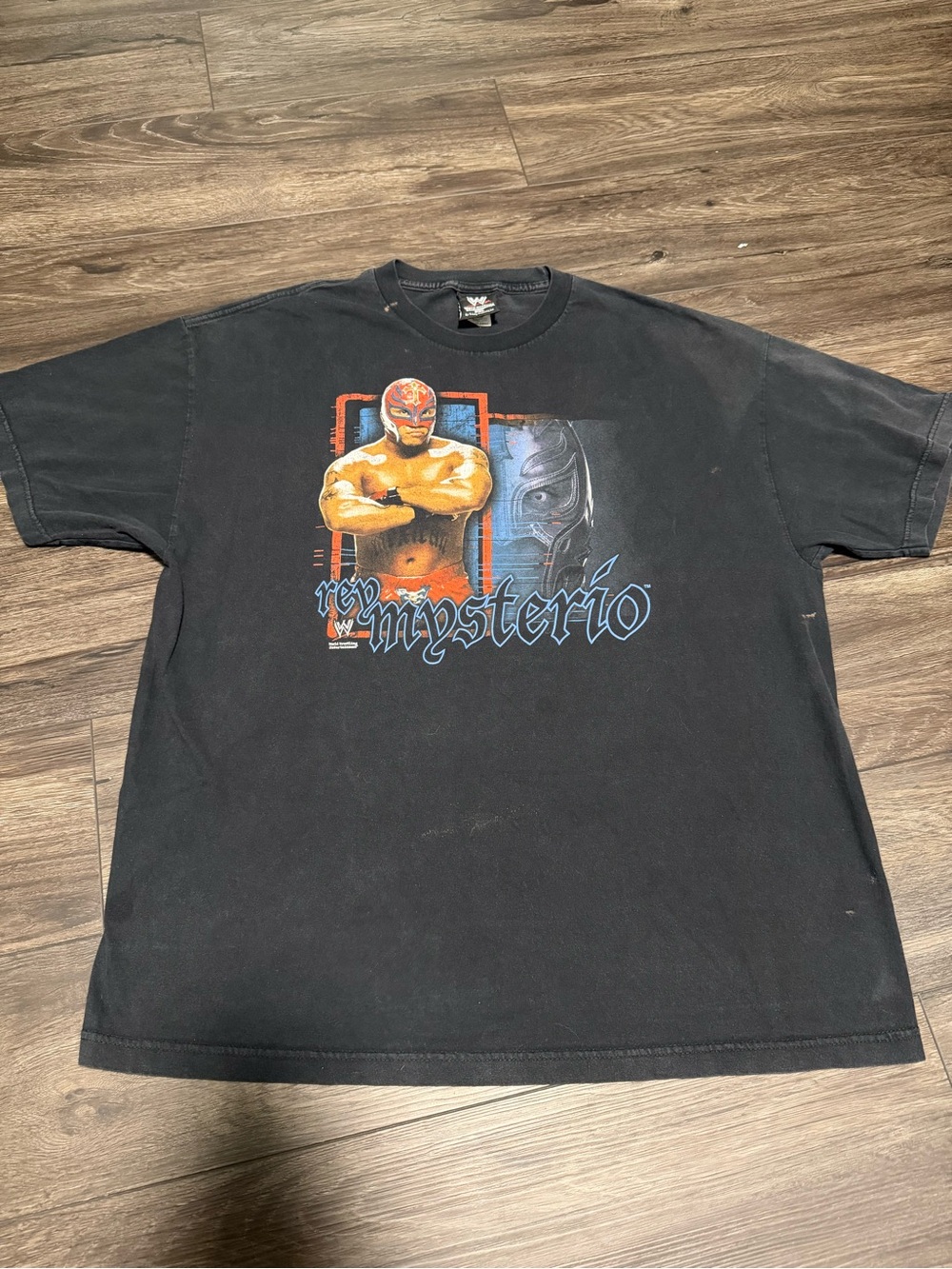 Vintage Rey Mysterio WWE Wrestling Tee Shirt XXL 2XL